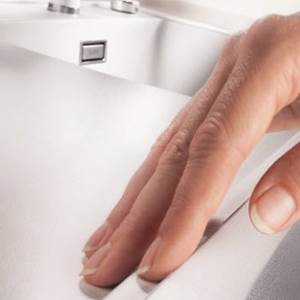 variety of blanco kitchen sinks and tap sizes